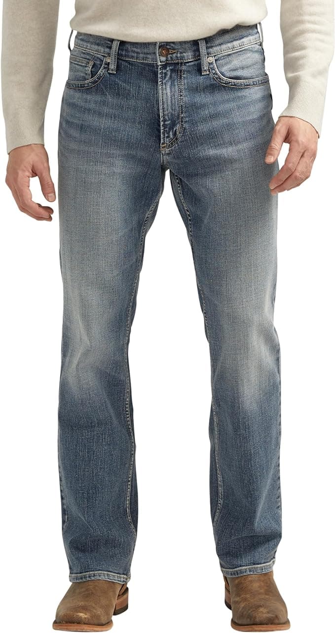 Silver Jeans Co. Mens Jace Slim Fit Bootcut Jeans