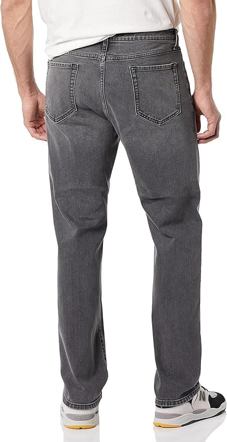 Essentials Mens Straight-Fit Stretch Jean